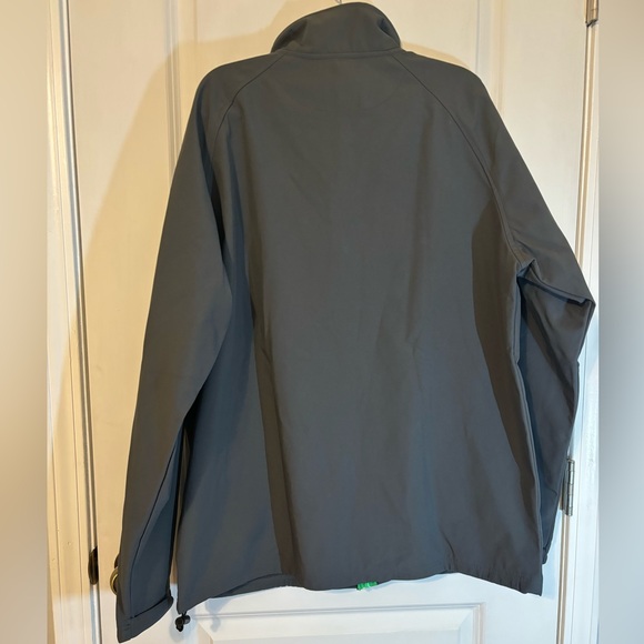 Fila track jacket, gray with neon green, men’s XL - Picture 8 of 8